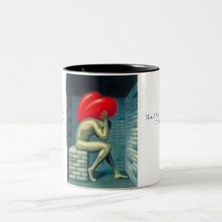 Caneca De Café Em Dois Tons thumbnail1, o coração ShouldBe de uma mulher