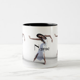 Caneca De Café Em Dois Tons Thunder_Cove do Dançarino Branco