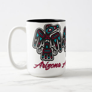 Caneca De Café Em Dois Tons Thunderbird Clan Arizona