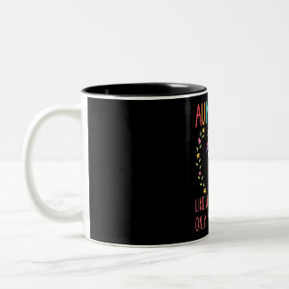 Caneca De Café Em Dois Tons Tia Como Uma Tia Normal Só Mais Incrível