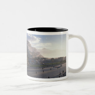 Caneca De Café Em Dois Tons Tibet - Lhasa. Potala ao nascer do sol