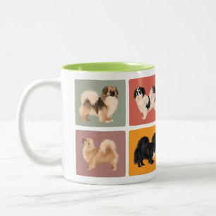 Caneca De Café Em Dois Tons Tibetano - Estilo de Mug Tibbie espanhol tibetano
