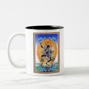 Caneca De Café Em Dois Tons Tibetano Thangka Vajravarahi Nairatmya