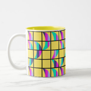 Caneca De Café Em Dois Tons Tic-Tac-Toe MCM
