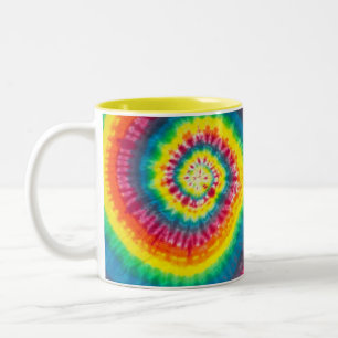 Caneca De Café Em Dois Tons Tie Dye Pattern Coffee Mug De Dois Tons