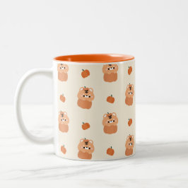 Caneca De Café Em Dois Tons Tiger Halloween