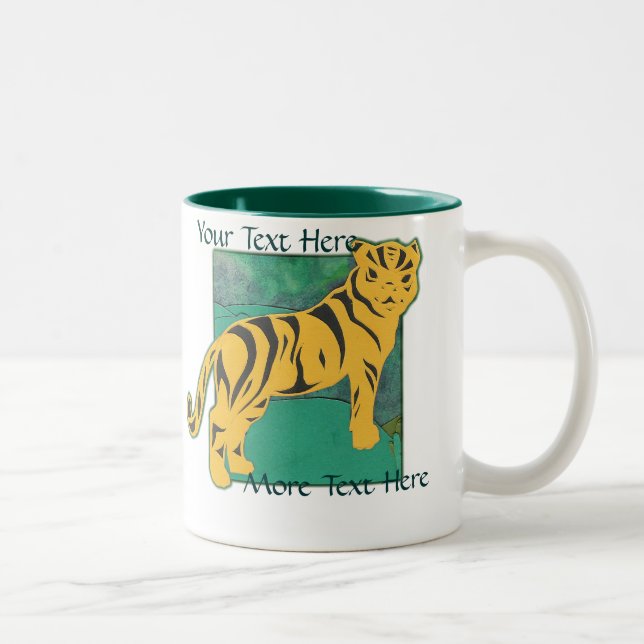 Caneca De Café Em Dois Tons Tiger Mug (Direita)