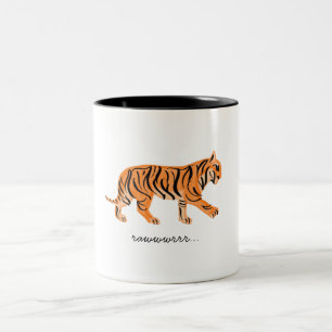 Caneca De Café Em Dois Tons Tiger Mug