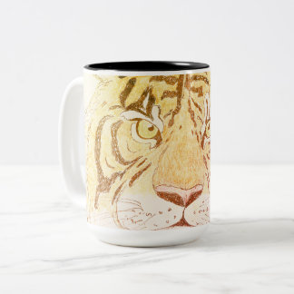 Caneca De Café Em Dois Tons Tiger Mug - Próximo e Pessoal