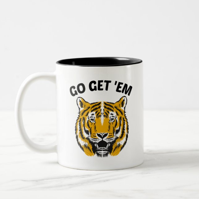 CANECA DE CAFÉ EM DOIS TONS TIGER VAI PEGÁ-LOS (Esquerda)