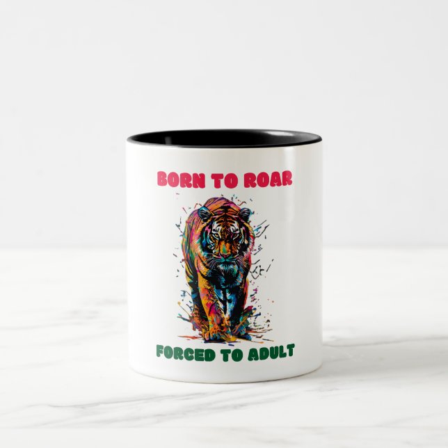 Caneca De Café Em Dois Tons Tigre (Centro)
