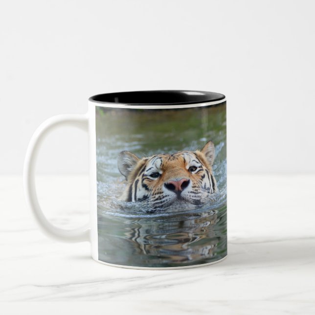 Caneca De Café Em Dois Tons Tigre20160201 (Esquerda)