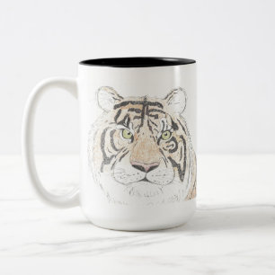 Caneca De Café Em Dois Tons Tigre - 2024