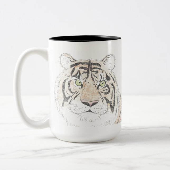 Caneca De Café Em Dois Tons Tigre - 2024 (Esquerda)