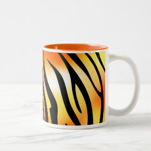 Caneca De Café Em Dois Tons Tigre de Tigre de MCF