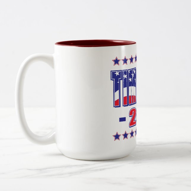 Caneca De Café Em Dois Tons Tim Scott para Presidente (Esquerda)