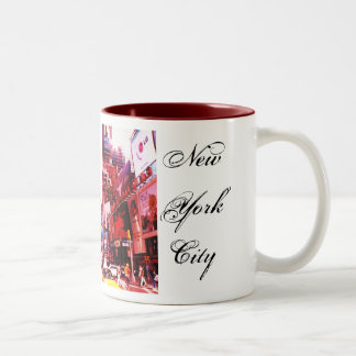 Caneca De Café Em Dois Tons Times Square, Nova Iorque