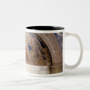 Caneca De Café Em Dois Tons Tímpano que descreve o Virgin da humildade