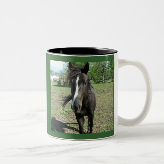 Caneca De Café Em Dois Tons Tinta do Cavalo (Direita)