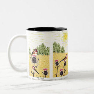 Caneca De Café Em Dois Tons Tintas douradas