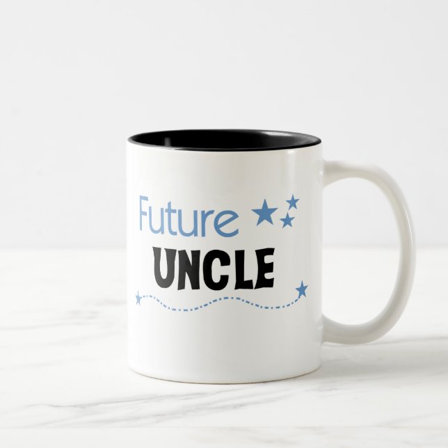 Caneca De Café Em Dois Tons Tio futuro (Direita)