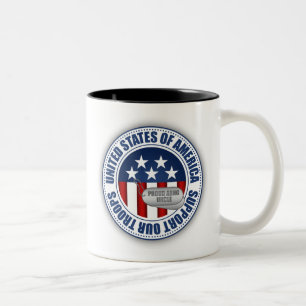 Caneca De Café Em Dois Tons Tio orgulhoso da guarda nacional do exército