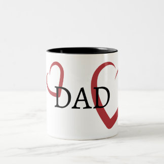 Caneca De Café Em Dois Tons Tipografia DAD