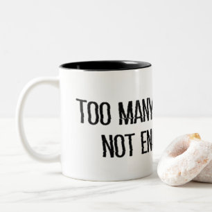 Caneca De Café Em Dois Tons Tipografia de Amante de Gato Sarcástico