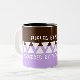 Caneca De Café Em Dois Tons Tipografia feminina em distribuição | Coffee Mãe C