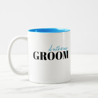 Caneca De Café Em Dois Tons Tipografia Moderna Simples Mug Personalizado