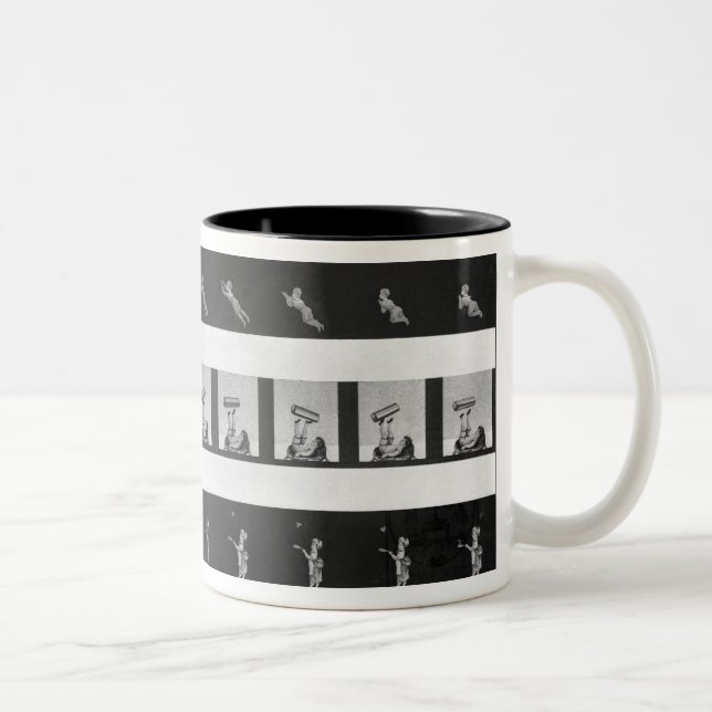 Caneca De Café Em Dois Tons Tiras da imagem para um praxinoscope (Direita)