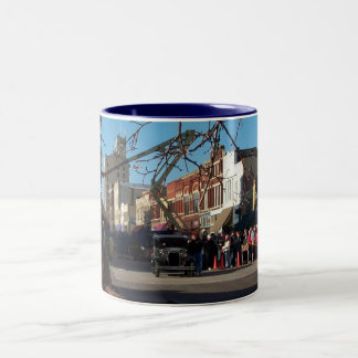 Caneca De Café Em Dois Tons Tiro de Chicago dos inimigos públicos