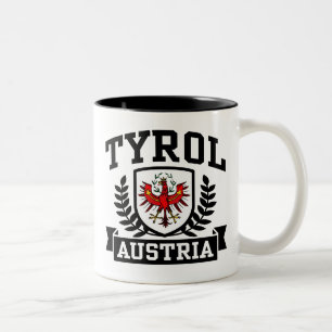 Caneca De Café Em Dois Tons Tirol Áustria