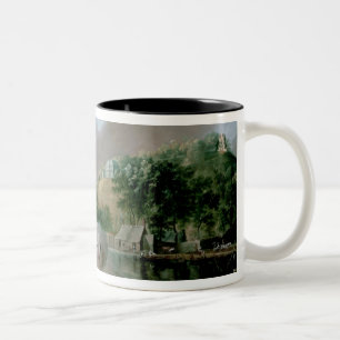 Caneca De Café Em Dois Tons Tivoli, perto da cortiça, 1780s