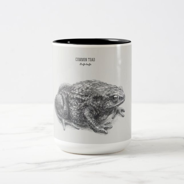 Caneca De Café Em Dois Tons 'Toad comum (Centro)
