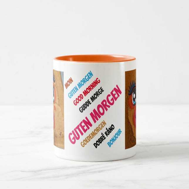 Caneca De Café Em Dois Tons Toastbrot Knutscher  (Centro)