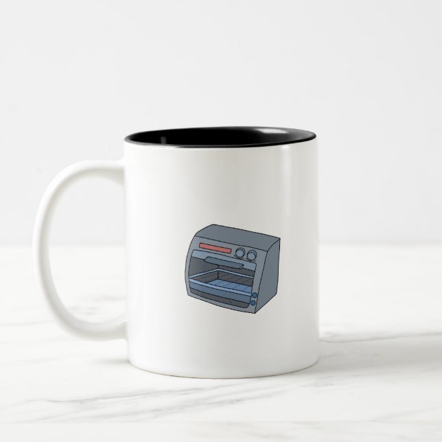 Caneca De Café Em Dois Tons Toaster Oven (Esquerda)