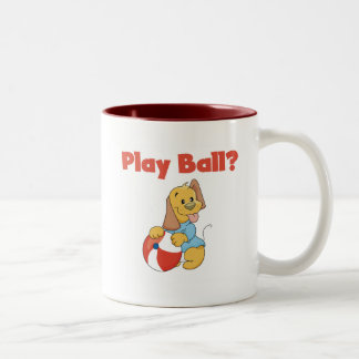 Caneca De Café Em Dois Tons Tocar Camisetas e presentes