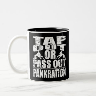 Caneca De Café Em Dois Tons Tocar Ou Passar O Pankrings