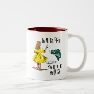 Caneca De Café Em Dois Tons Todas as Camisas de Pesca