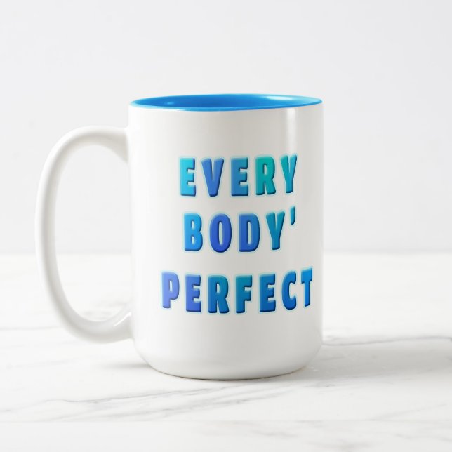 Caneca De Café Em Dois Tons todo corpo é perfeito (Esquerda)