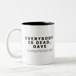 Caneca De Café Em Dois Tons Todos está inoperante, Dave.