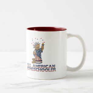 Caneca De Café Em Dois Tons Todos os Homeschooler Americanos - Mug