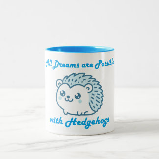 Caneca De Café Em Dois Tons Todos os Sonhos e Ourigos