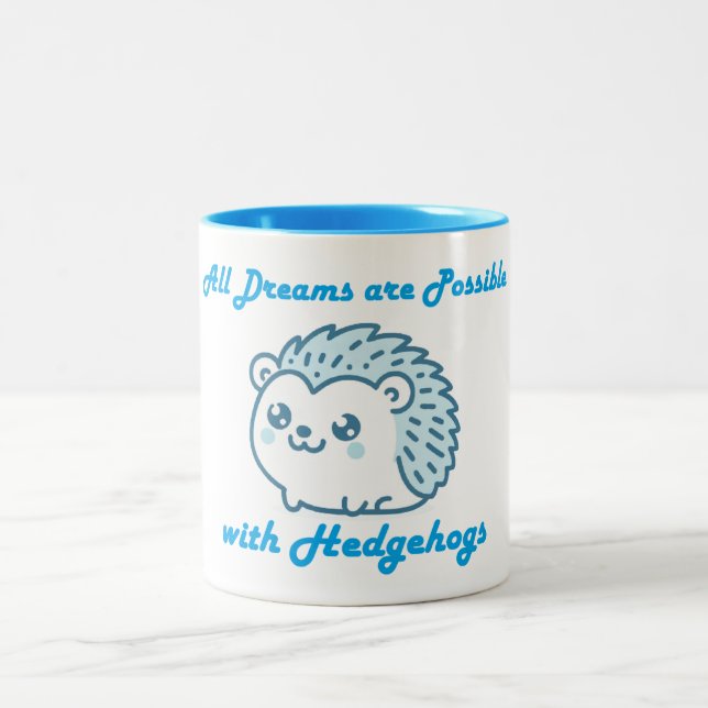 Caneca De Café Em Dois Tons Todos os Sonhos e Ourigos (Centro)