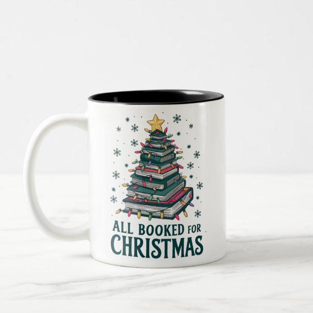 Caneca De Café Em Dois Tons Todos Reservados Para Presente De Natal Para Amant (Esquerda)