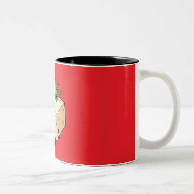 Caneca De Café Em Dois Tons Tofu-tástico (Direita)