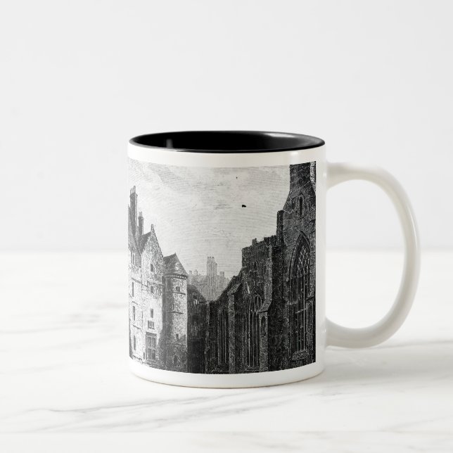 Caneca De Café Em Dois Tons Tolbooth velho, Edimburgo (Direita)