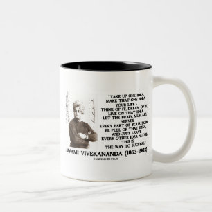 Caneca De Café Em Dois Tons Tome acima uma ideia fazem que ideia suas citações