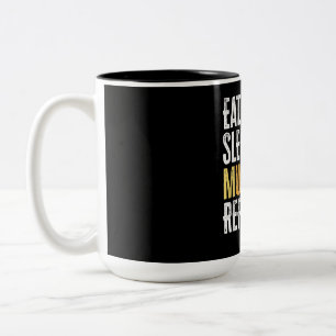 Caneca De Café Em Dois Tons Tome Sleep Musicals Repetite Ator Cantor Atriz